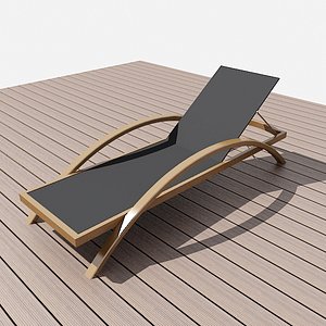 long beach chair design 3d max