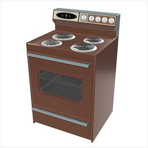 Retro Stove Oven - Kitchen Appliance