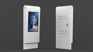 Electronic Kiosk 3D model