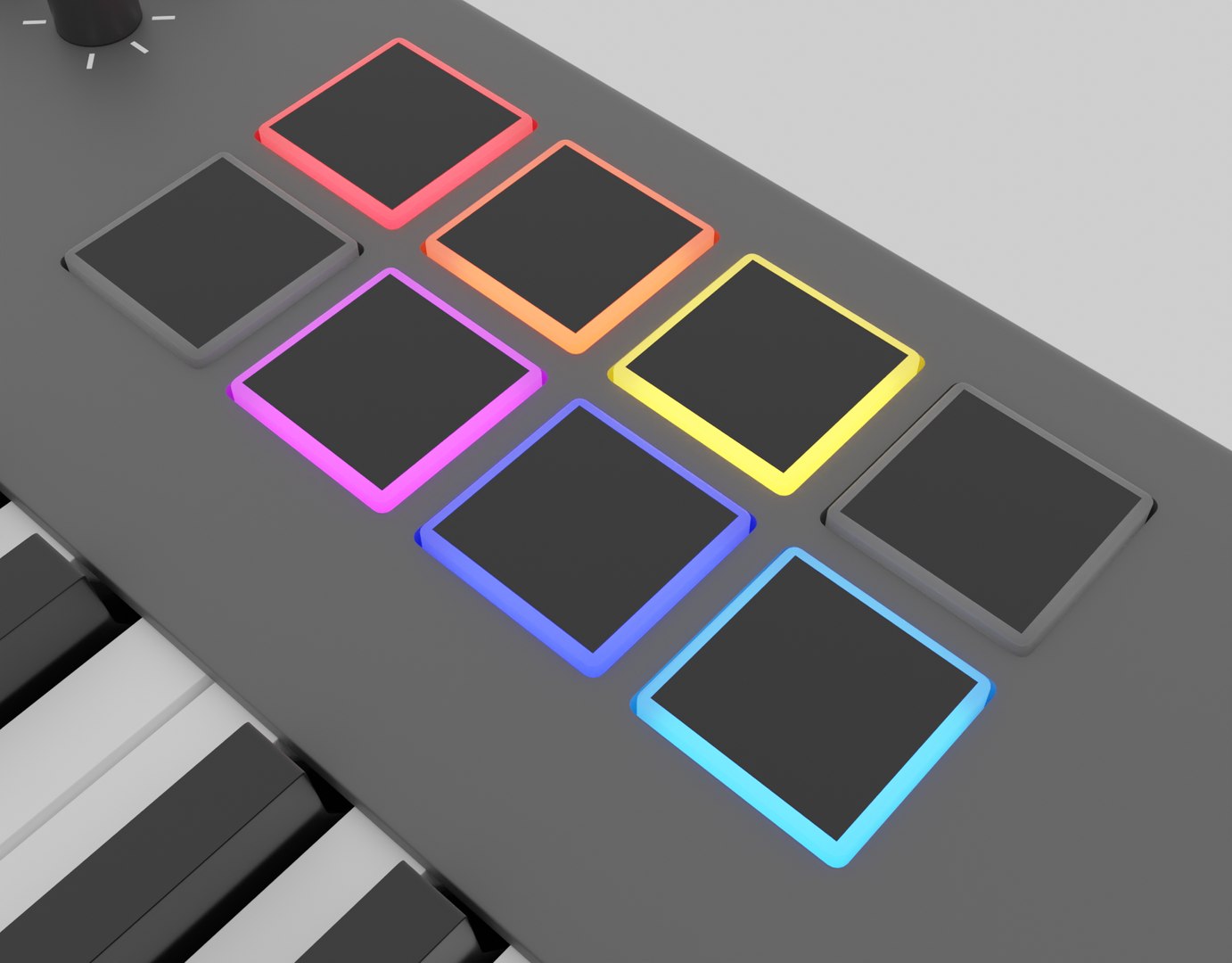 3D model 88 key midi keyboard - TurboSquid 1628141