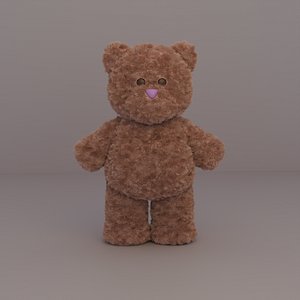 3D model Teddy Bear No Rigged