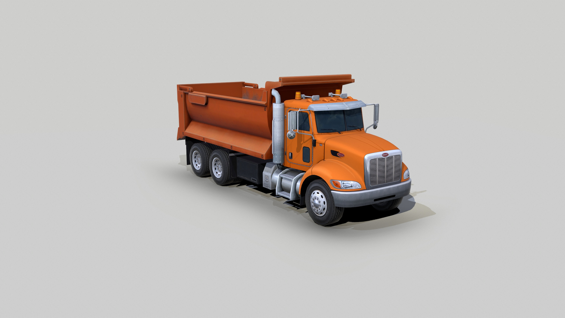 Peterbilt 340 2008 Dump Truck S09 3D Model - TurboSquid 2062063