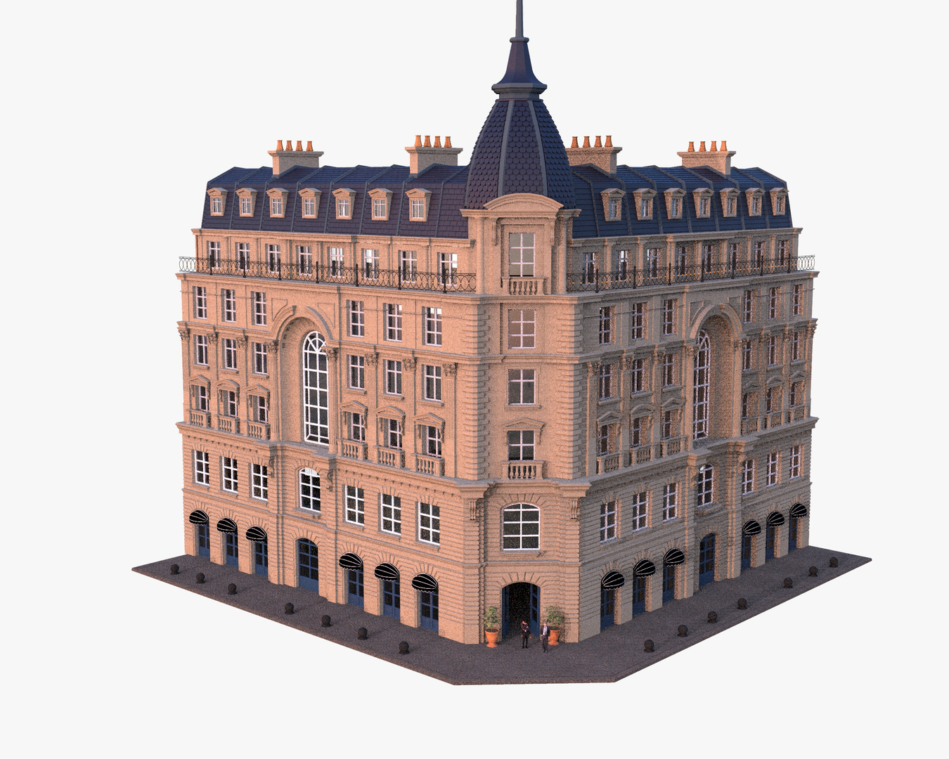 3D European Building - TurboSquid 2284946