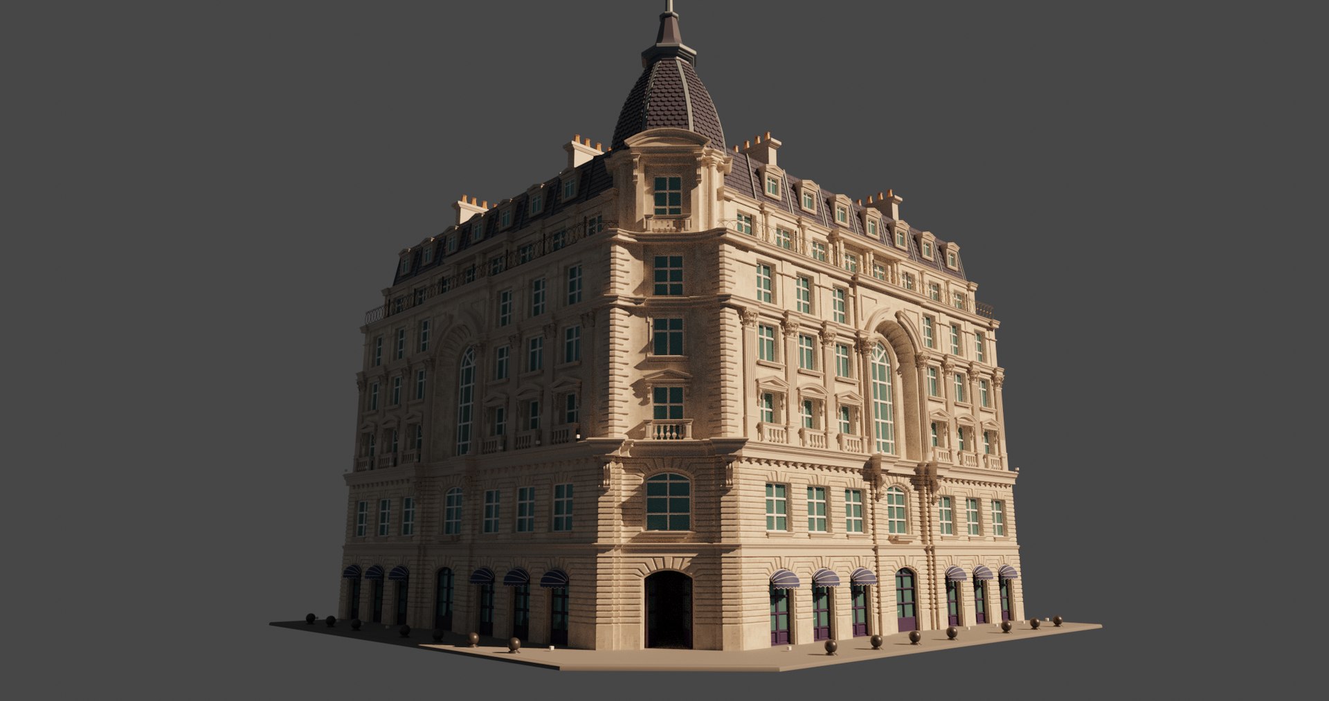 3D European Building - TurboSquid 2284946