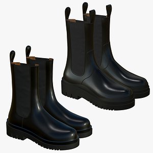 Realistic Leather Boots V57