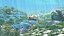 3D Cartoon Underwater Coral Reef Habitat Ocean Versione 2