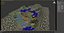 3D Cartoon Underwater Coral Reef Habitat Ocean Versione 2