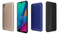 Honor 8S All Colors  Low Poly