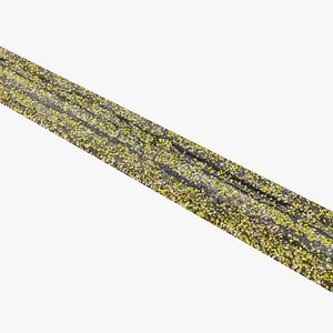 Forest autumn road N02- 12meters 3D model