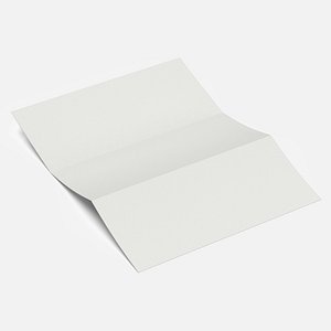 Paper Sheet Accordion Folded