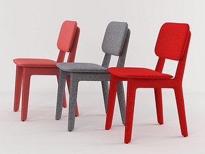 3D felt chair