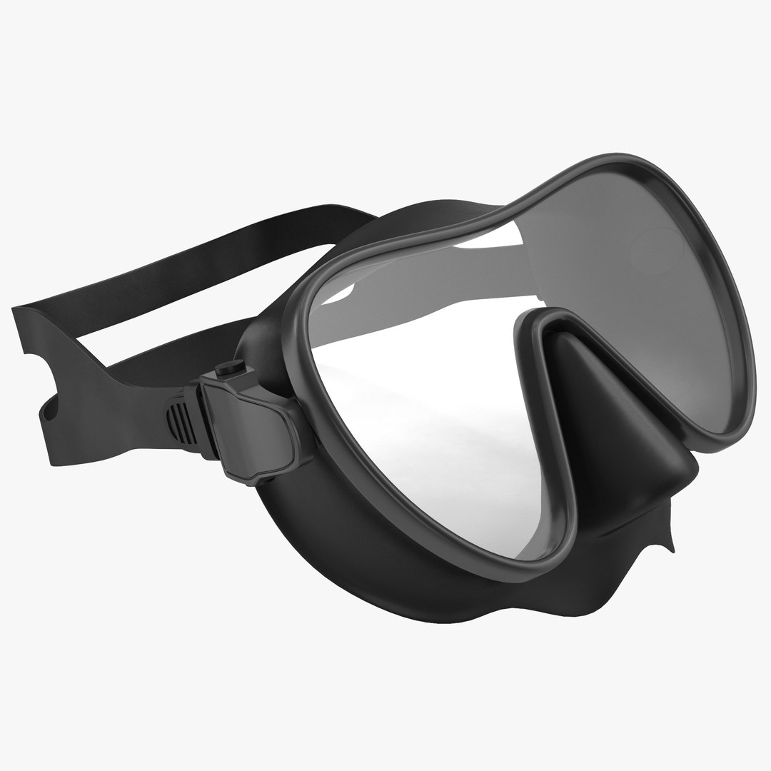 Scuba Mask 3D model preview