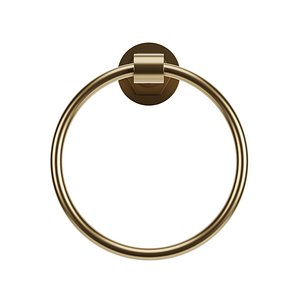 Brass Miller Round Mount Towel Ring