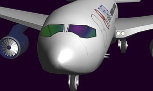 Low poly Airliner