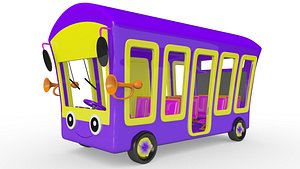 cartoon bus model
