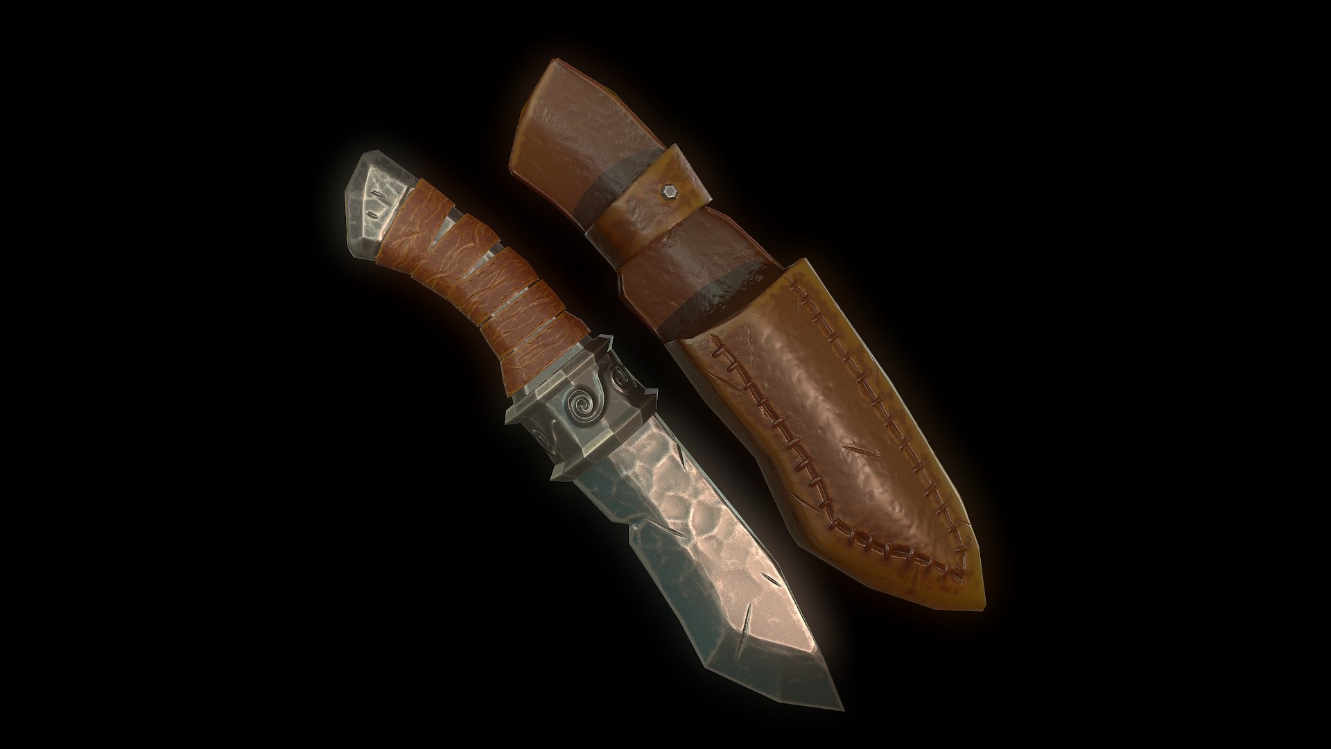 Hunting Knife 3D Model TurboSquid 2059634