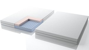3D mattress section memory model