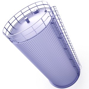 Milk Silo 36 3D model