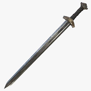 Fantasy Sword RPG Viking Sword Carolingian Broad Seax Sax Sword Knife Shortsword Dagger Blade