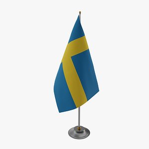 Table Flag Sweden 3D model