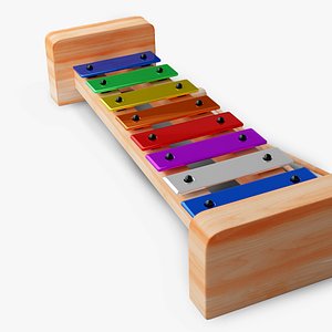 3D model Xylophone