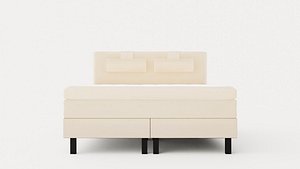 3D Lucky Continental Bed 160x200 Memory Mattress