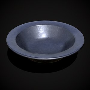 Basic Metal Bowl 3D