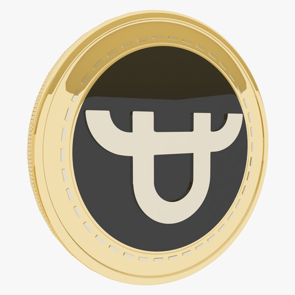 BitForex Token Cryptocurrency Gold Coin 3D model