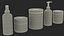 Pacote de cosméticos conjunto ouro