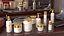 Pacote de cosméticos conjunto ouro