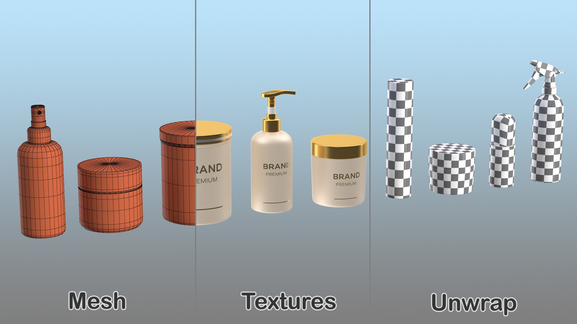 3D cosmetic package set gold https://p.turbosquid.com/ts-thumb/Hi/SRvxVX/afKb9Edt/cosmeticpackagesetgold3dsmodel016/jpg/1574992677/1920x1080/fit_q87/4a51a727e2c14113f7a7ef211df31116533aae27/cosmeticpackagesetgold3dsmodel016.jpg