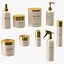 Pacote de cosméticos conjunto ouro