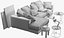 boconcept cenova sofa tables 3D