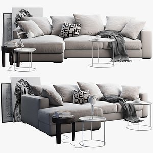 boconcept cenova sofa tables 3D
