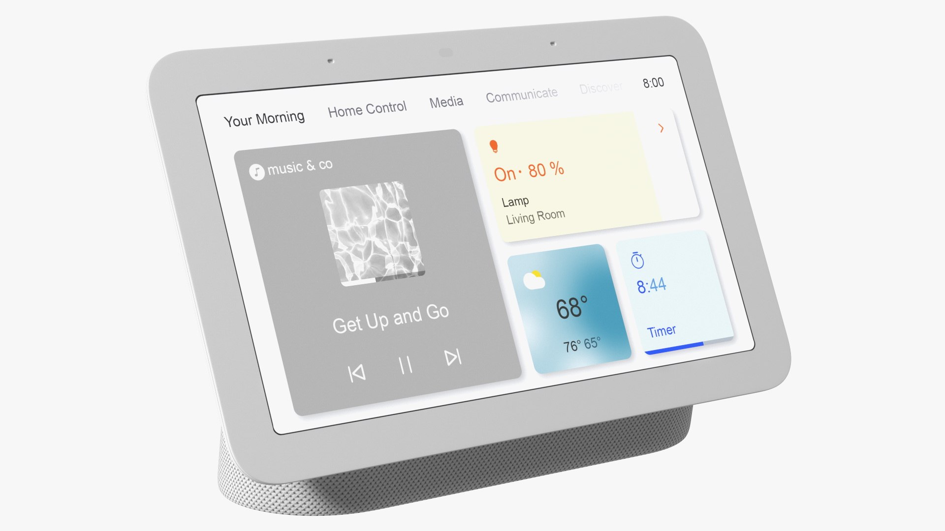 Nest Hub Smart Display 2Gen Chalk 3D model preview