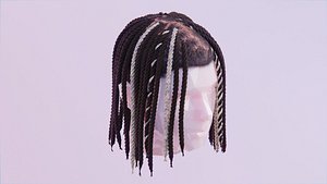 Medium Dreads - Partially Bleached - King Von Style