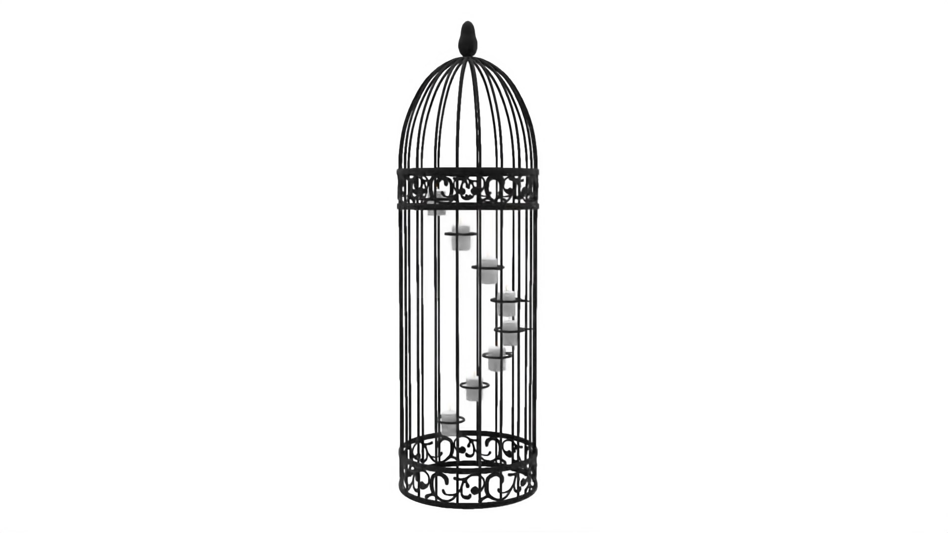 3D Waxed Cage Decor - TurboSquid 1623588