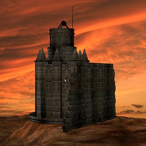 medieval architecture 3d 3ds