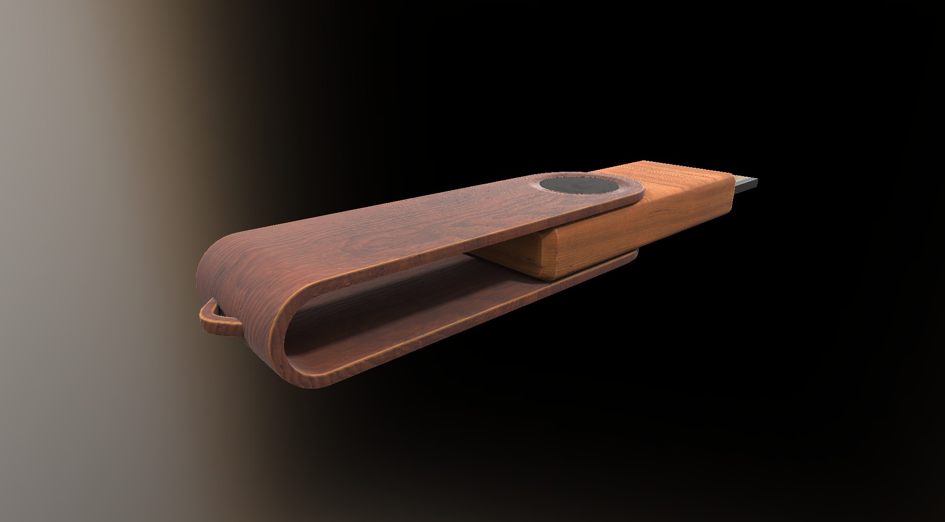 Version Usb Stick Wood 3d Dxf