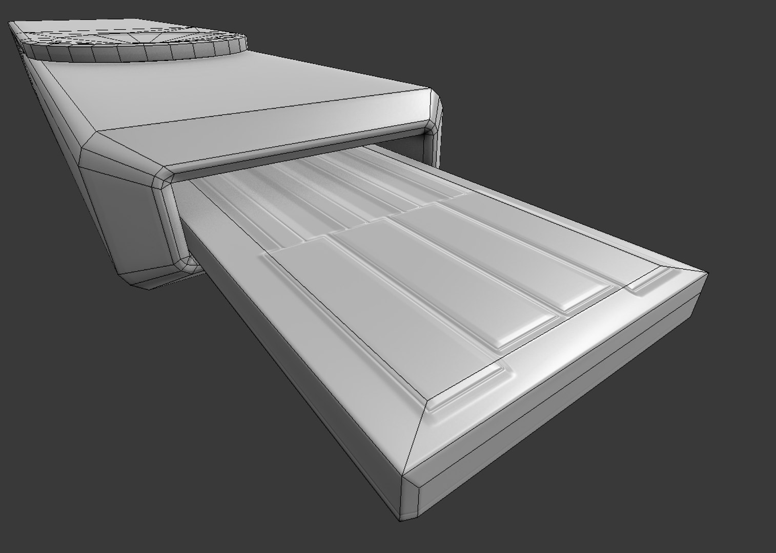 Version Usb Stick Wood 3d Dxf