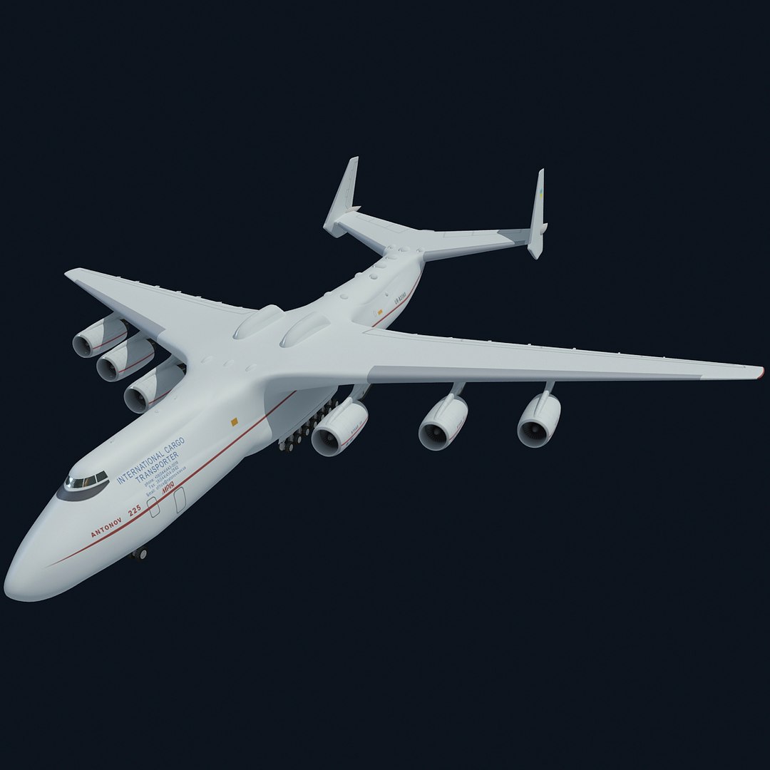 3D Antonov An-225 Model - TurboSquid 446859