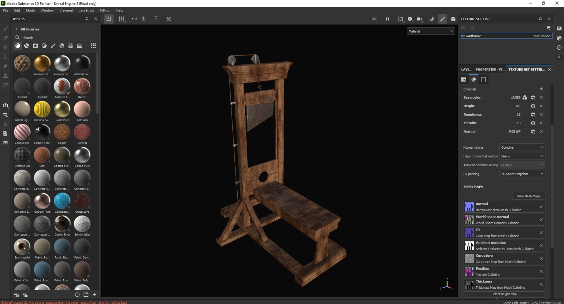 Guillotine 3D Model - TurboSquid 2098624