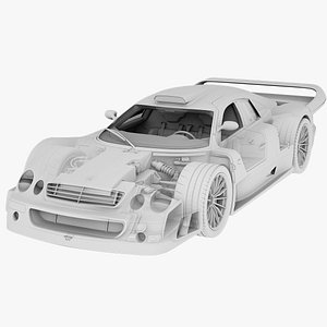 Mercedes-Benz CLK-GTR AMG 3D