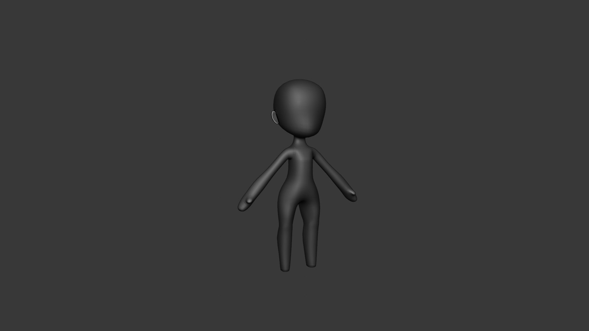 Chibi Base Model 3D Model - TurboSquid 2421210