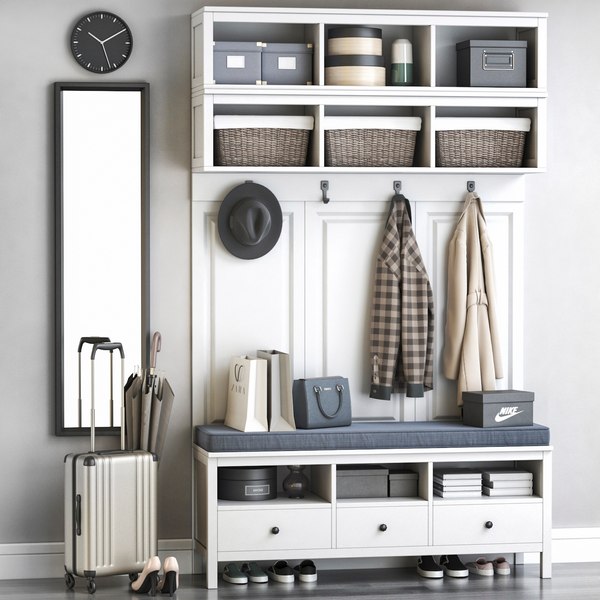 Przedpok j IKEA Hemnes 2 Model 3D TurboSquid 2162158