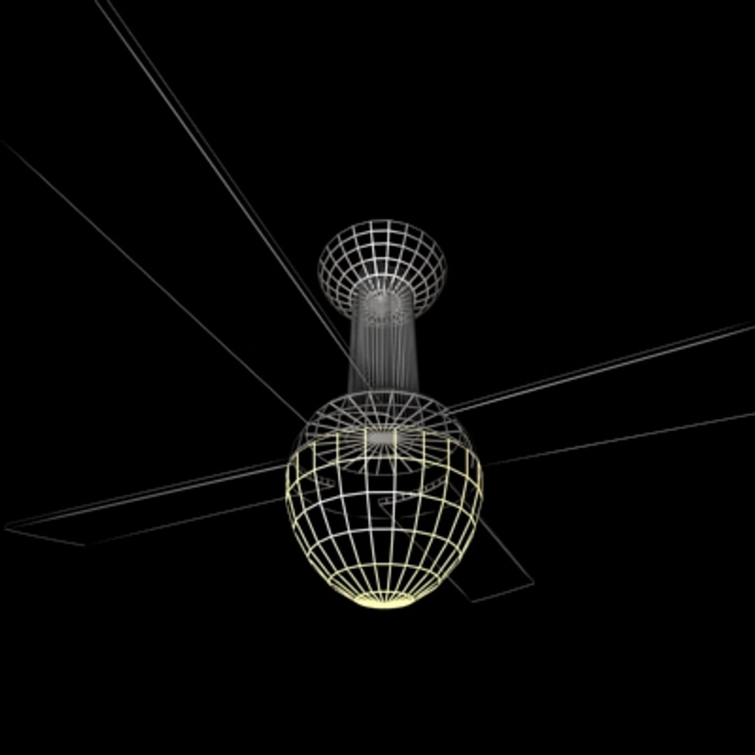 3d Model Modern Ceiling Fan