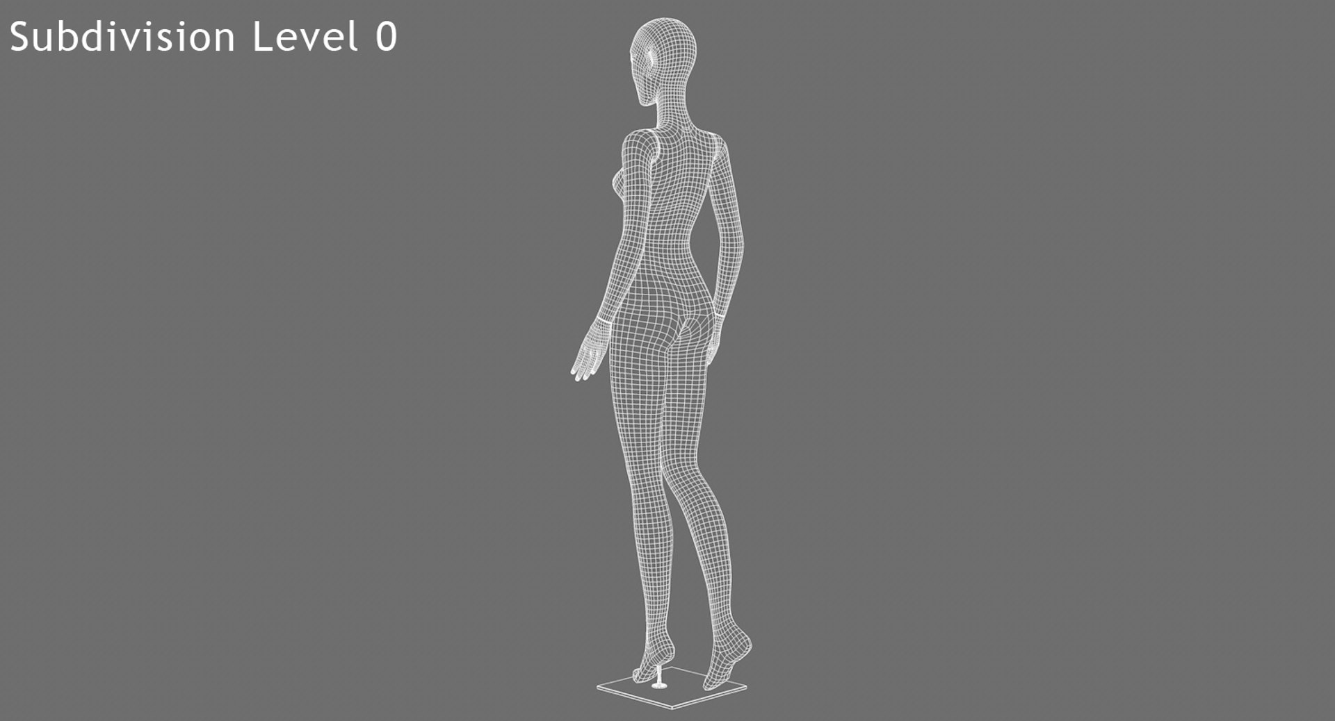 mannequin female 3D model https://p.turbosquid.com/ts-thumb/Hi/sX5ENX/JmmifY7Y/wf2/jpg/1590155965/1920x1080/fit_q87/4929caf451ac730afa4555faa22da6105fb22633/wf2.jpg