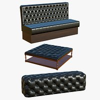 Chesterfield Sofa Coffee Table With Booth Restaurante