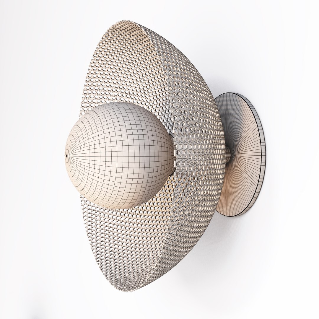 Petite Centric Wall Sconce 3D Model - TurboSquid 2054827