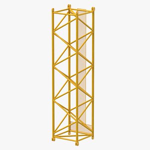 3D crane s intermediate section model